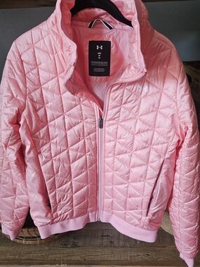 Under Armour Light Pink Quilted Puffer Jacket